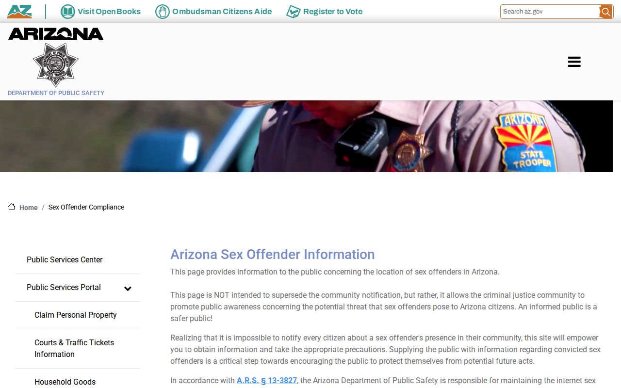 Florence neighbors safety research through Arizona DPS compliance resources